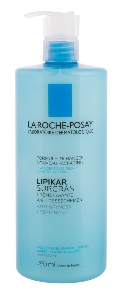 Dušas krēms La Roche-Posay, 750 ml цена и информация | Dušas želejas, eļļas | 220.lv