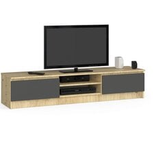 ТВ столик NORE CLP 160, коричневый/серый цена и информация | Тумбы под телевизор | 220.lv