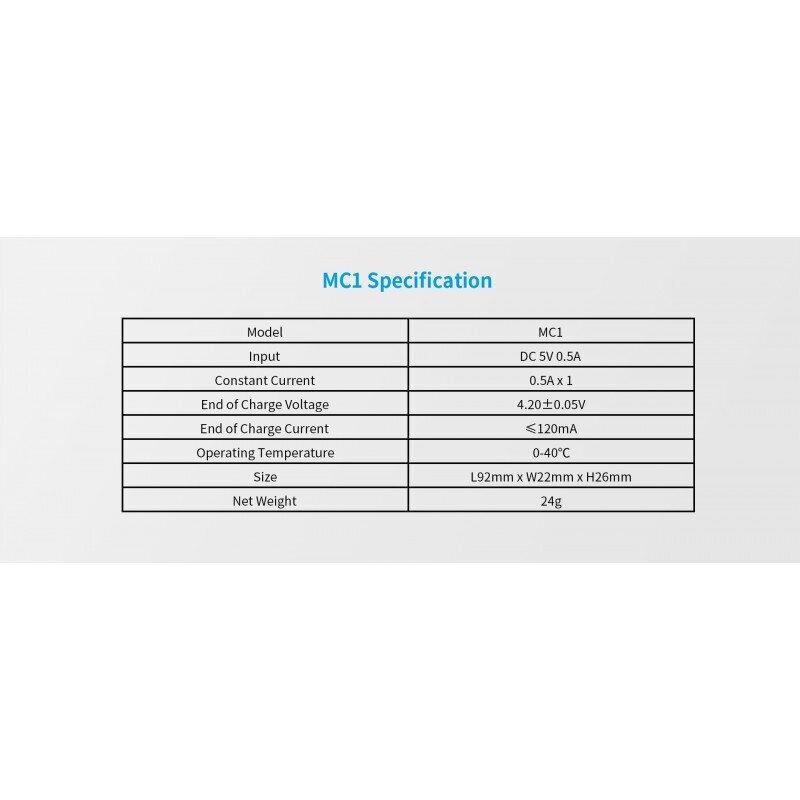 Xtar universāls litija jonu akumulatoru lādētājs MC1 cena un informācija | Akumulatori, lādētāji un piederumi | 220.lv
