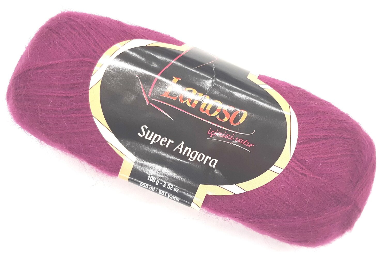 Adīšanas dzija Lanoso Super Angora 100g; 217 krāsa cena un informācija | Adīšana | 220.lv