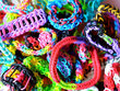 Krāsainu silikona aproču izgatavošanas komplekts Rainbow Loom цена и информация | Attīstošās rotaļlietas | 220.lv