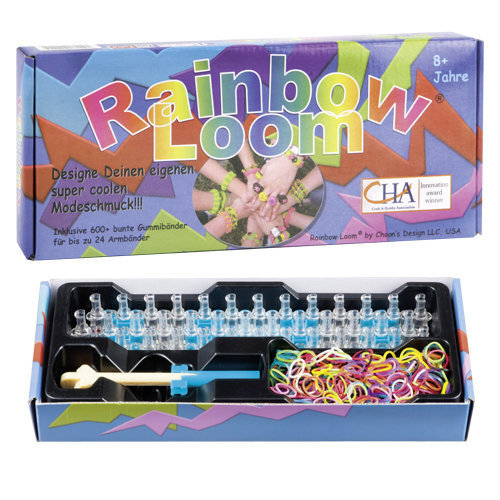 Krāsainu silikona aproču izgatavošanas komplekts Rainbow Loom цена и информация | Attīstošās rotaļlietas | 220.lv