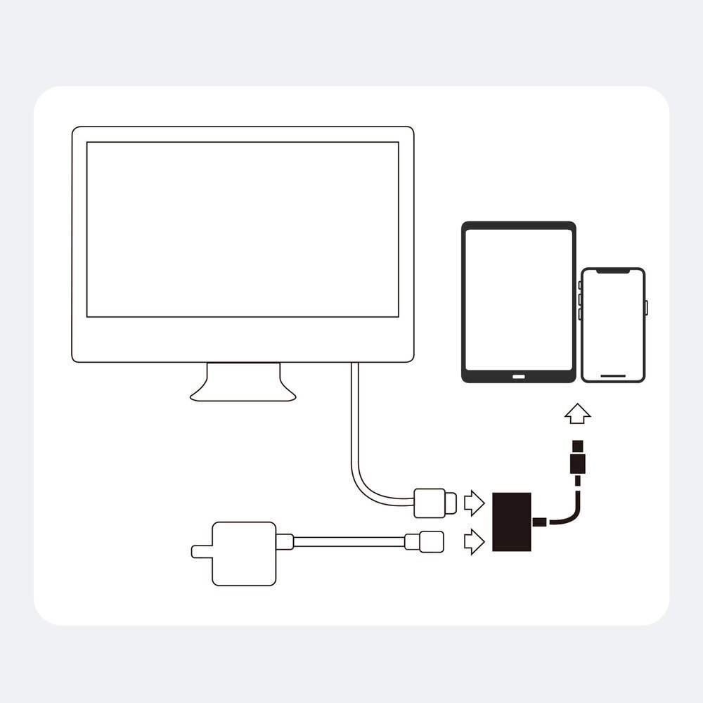 Adapteris Joyroom Lightning (Male) to Digital HDMI Adapter (Female) + Lightning (Female) FullHD 1080p 60Hz (S-H141 white) цена и информация | Adapteri un USB centrmezgli | 220.lv