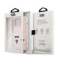 KLHCP13LSSKCI Karl Lagerfeld and Choupette Liquid Silicone Case for iPhone 13 Pro Pink cena un informācija | Telefonu vāciņi, maciņi | 220.lv