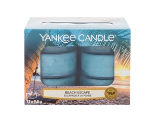 Aromātiskā svece Yankee Candle Beach Escape 9,8 g, 12 gab. cena un informācija | Sveces un svečturi | 220.lv