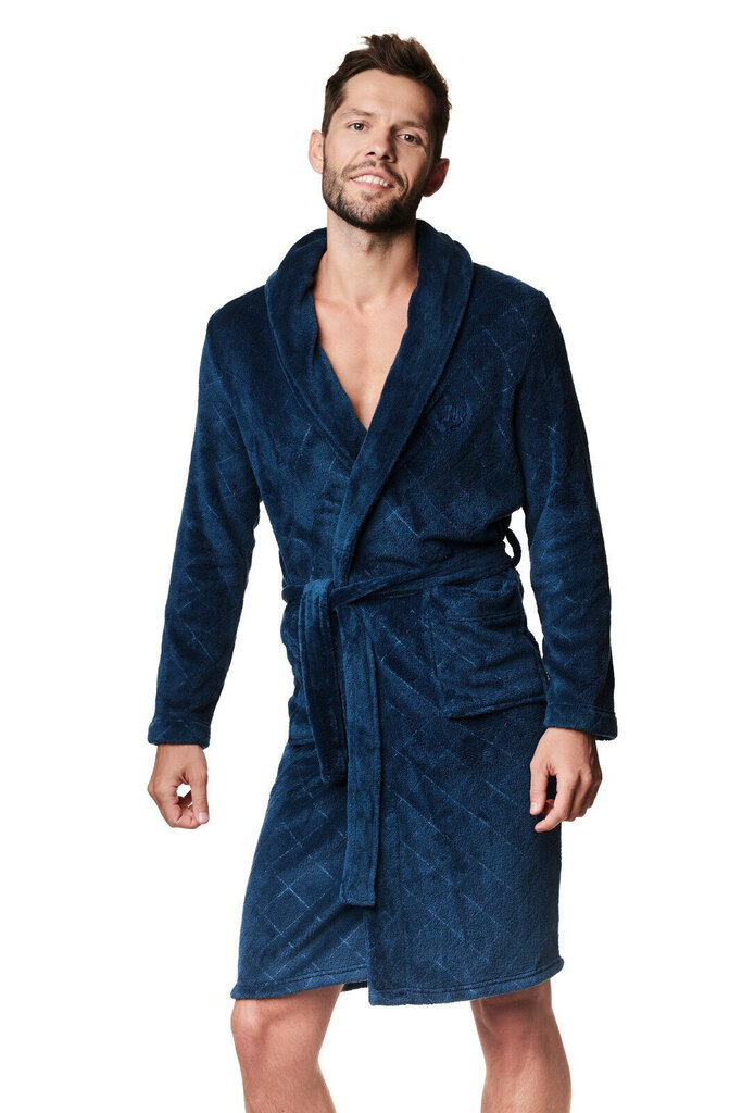Peldmētelis Henderson Mavis 39394-95X vīriešiem, tumši zils cena un informācija | Vīriešu halāti, pidžamas | 220.lv