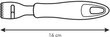 Tescoma Presto citrusaugļu mizu mizotājs, balts, 16 cm cena un informācija | Virtuves piederumi | 220.lv