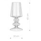 Nowodvorski Lighting galda lampa Aveiro S Black I 5411 cena un informācija | Galda lampas | 220.lv