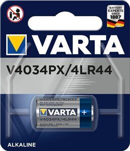 Varta Electronics baterija 4LR44 V4034PX, 1 gab. cena un informācija | Baterijas | 220.lv