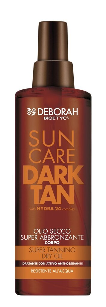 Tan veicinošā izsmidzināmā eļļa Deborah Bioetyc Dark Tan 250ml цена и информация | Sauļošanās krēmi | 220.lv