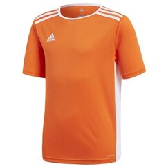 Sporta T-krekls zēniem Adidas Entrada 18 JSY Y Jr CF1043, 70053, oranžs cena un informācija | Zēnu krekli | 220.lv