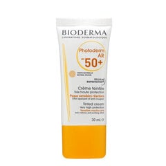 Tonēts krēms jutīgai ādai Bioderma SPF 50+ Photoderm AR, 30 ml цена и информация | Кремы от загара | 220.lv