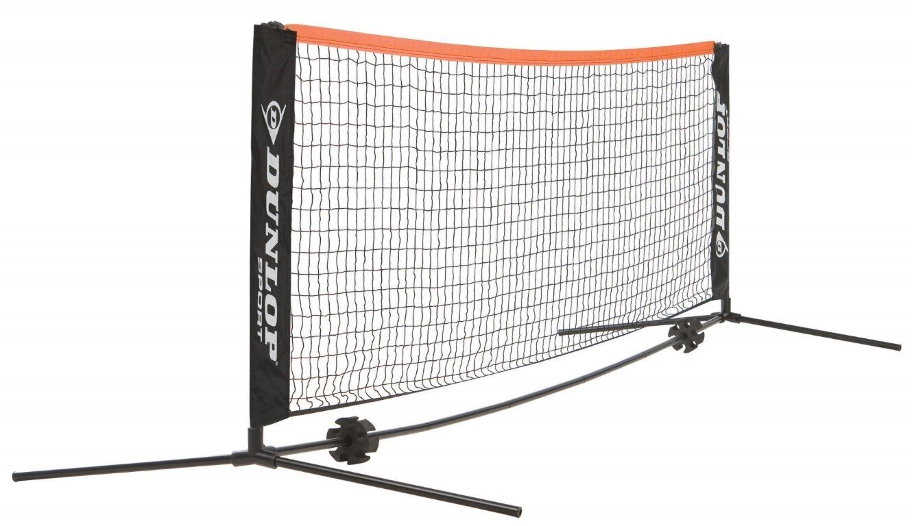 Mobilais tenisa tīkls Dunlop Mini, 3 m cena un informācija | Āra tenisa preces | 220.lv