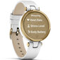 Garmin Lily® Classic Light Gold/White cena un informācija | Viedpulksteņi (smartwatch) | 220.lv