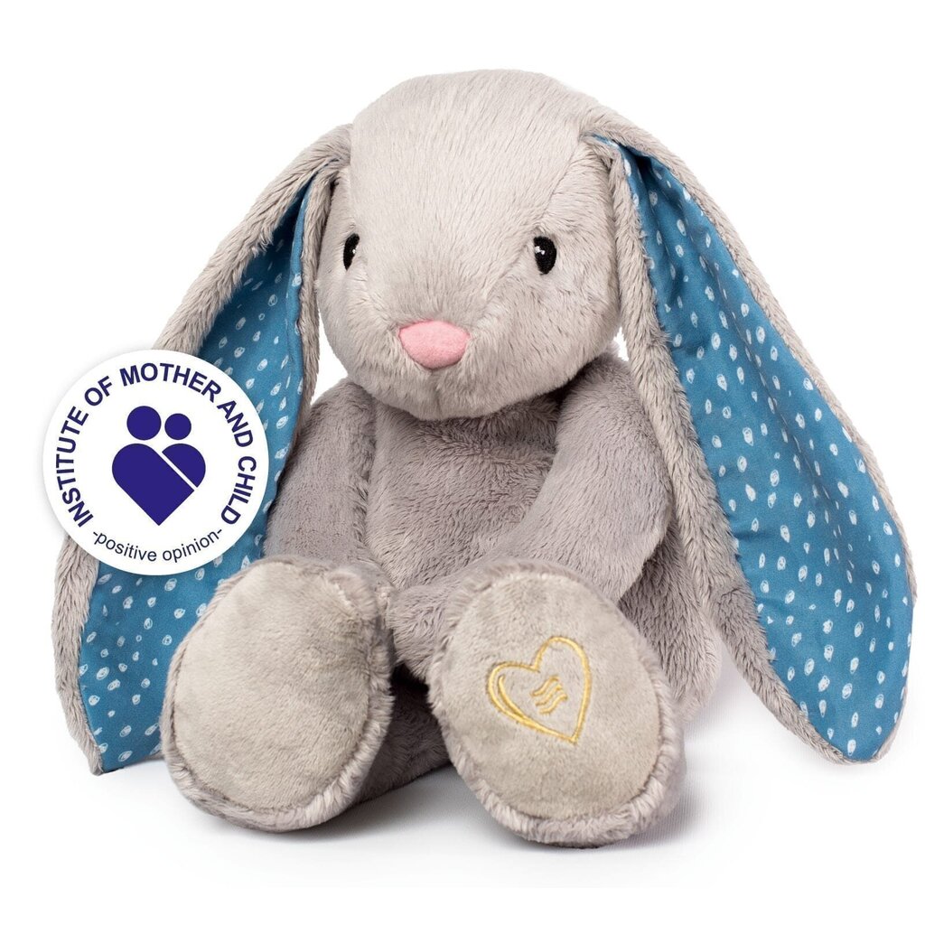 Rotaļlieta Whisbear® Humming Bunny ar raudāšanas sensoru Grey цена и информация | Rotaļlietas zīdaiņiem | 220.lv