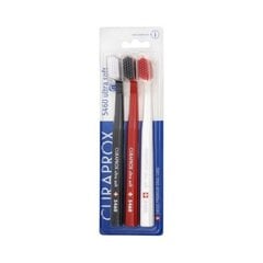 Curaprox Very soft toothbrush 5460 Ultra Soft 3 pc цена и информация | Зубные щетки, пасты | 220.lv