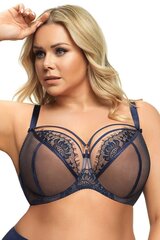 Krūšturis ir sievišķīgs Gorsenia Lingerie M831275, zils цена и информация | Бюстгальтеры | 220.lv