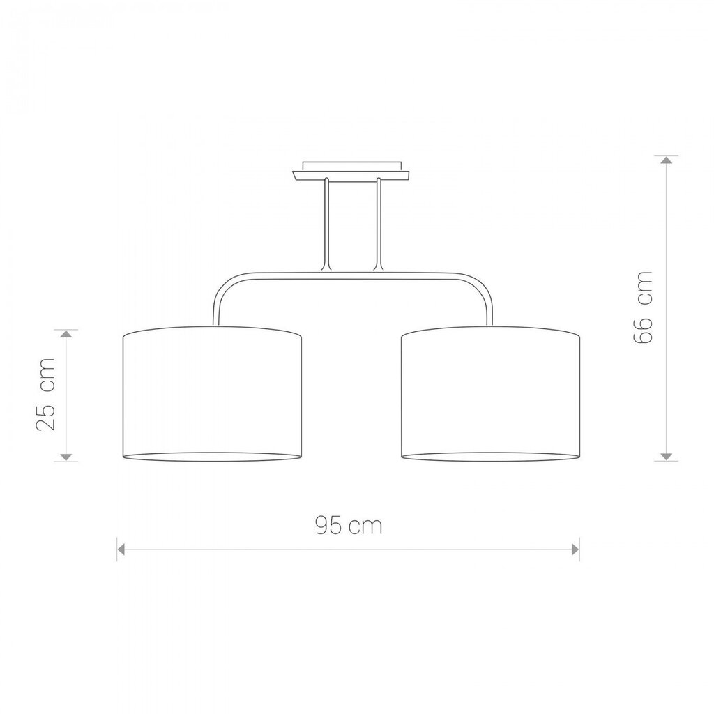 Nowodvorski Lighting piekaramā lampa Alice Gold II 4962 cena un informācija | Lustras | 220.lv