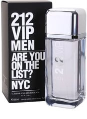 Tualetes ūdens 212 Vip Carolina Herrera EDT: Tilpums - 200 ml цена и информация | Мужские духи | 220.lv