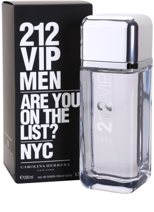 Tualetes ūdens 212 Vip Carolina Herrera EDT: Tilpums - 200 ml cena un informācija | Vīriešu smaržas | 220.lv