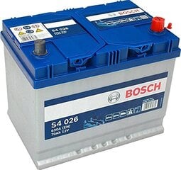 Аккумулятор Bosch 70Ah 630A S4026 цена и информация | Аккумуляторы | 220.lv