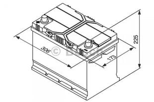 Аккумулятор Bosch 95AH 830A S4 цена и информация | Аккумуляторы | 220.lv