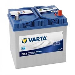 Akumulators Varta Blue Dynamic D47 12V 60Ah 540A цена и информация | Аккумуляторы | 220.lv