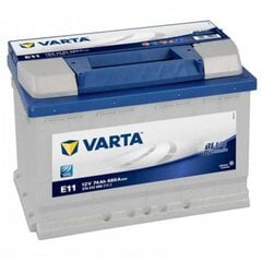 Akumulators Varta Blue Dynamic E11 12V 74Ah 680A цена и информация | Аккумуляторы | 220.lv