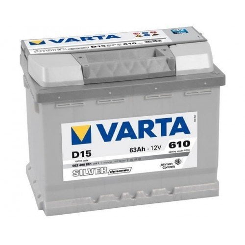 Akumulators Varta Silver Dynamic D15 12V 63Ah 610A цена и информация | Akumulatori | 220.lv