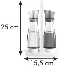 Tescoma Vitamino eļļas un etiķa pudeļu komplekts ar statīvu, 2x250 ml cena un informācija | Virtuves piederumi | 220.lv