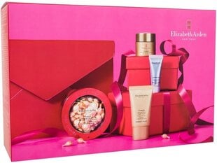 Komplekts Elizabeth Arden Ceramide: seruma kapsulas, 60 gab. + dienas krēms, 15 ml + nakts krēms, 15 ml + sejas kapsulas, 7 gab. + kosmētikas somiņa цена и информация | Кремы для лица | 220.lv