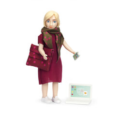 Женская фигурка с компьютером Lundby цена и информация | Игрушки для девочек | 220.lv