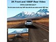 Auto video reģistrators 360 G500H 2K priekšējā kamera + atpakaļgaitas kamera 1440p, GPS цена и информация | Auto video reģistratori | 220.lv