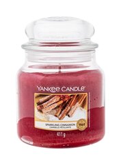 Aromātiskā svece Yankee Candle Sparkling Cinnamon 411 g cena un informācija | Sveces un svečturi | 220.lv