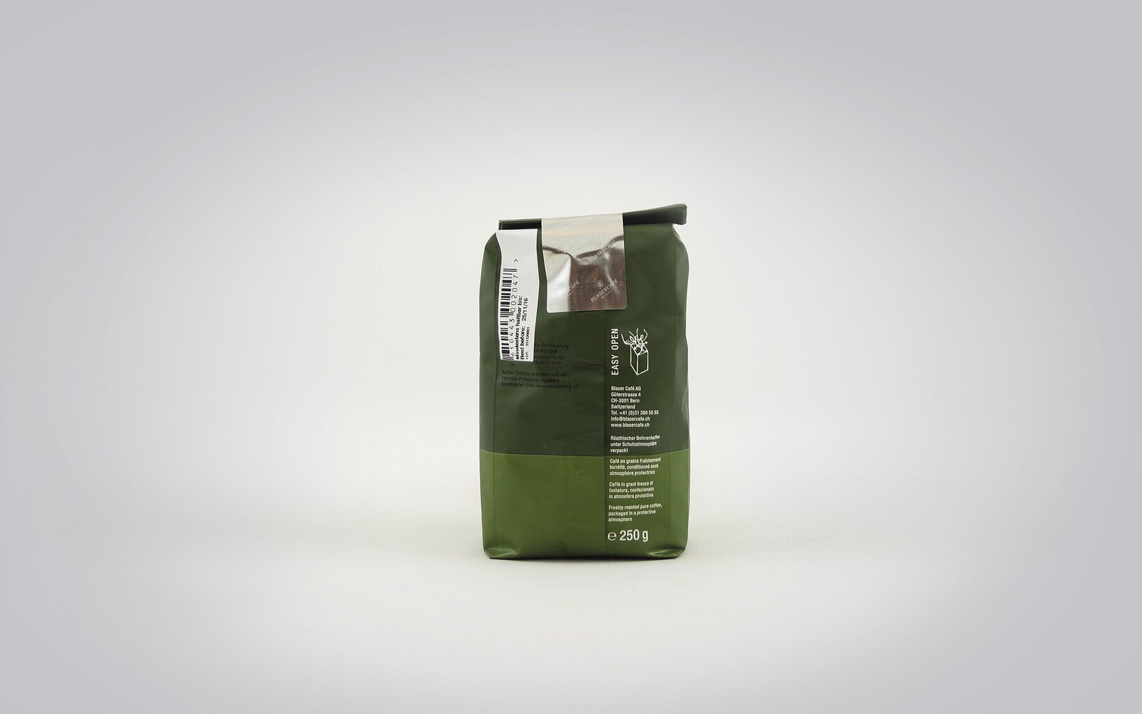 Kafijas pupiņas Blasercafé Verde 250g cena un informācija | Kafija, kakao | 220.lv