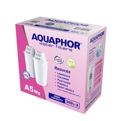Aquaphor A5Mg, 2 gab. cena un informācija | Ūdens filtri | 220.lv