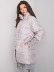 Sieviešu pelēkā pārejas jaka bez kapuces. cena un informācija | Sieviešu virsjakas | 220.lv