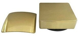Kvadrātveida vannas sifons, zelta krāsa / pilns komplekts Premium klases GEMMA 2.0 цена и информация | Сифоны | 220.lv