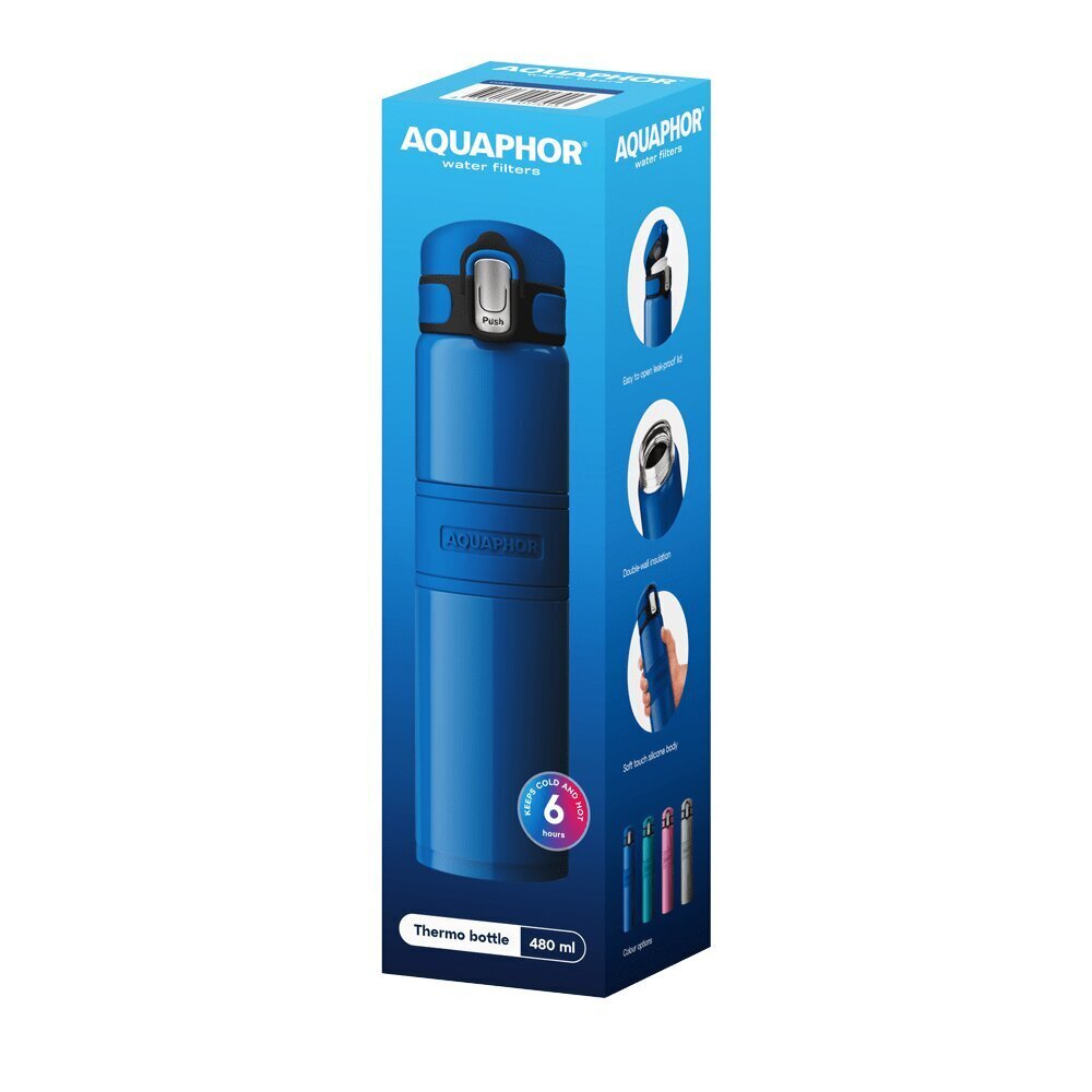 Termopudele Aquaphor, 480ml, pelēks цена и информация | Termosi, termokrūzes | 220.lv