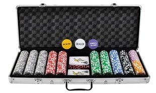 Техас Стронг 500 Token Poker Set + Алюминиевый чехол цена и информация | Азартные игры | 220.lv