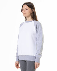 Unisex Raglan svitšots, White-Melange цена и информация | Женские толстовки | 220.lv