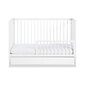 Bērnu gultiņa Timi 60x120 cm, balta цена и информация | Zīdaiņu gultas | 220.lv