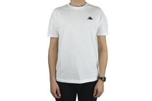 T-krekls vīriešiem Kappa Veer T Shirt 707389110601, balts cena un informācija | Vīriešu T-krekli | 220.lv
