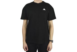 T-krekls vīriešiem Kappa Veer T Shirt 707389194006, melns цена и информация | Мужские футболки | 220.lv
