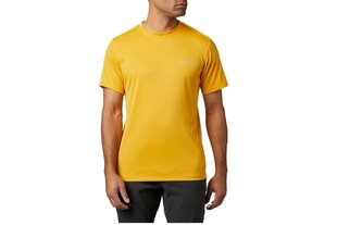 Мужская футболка Columbia Zero Rules Short Sleeve Shirt 1533313790, желтая цена и информация | Мужские футболки | 220.lv