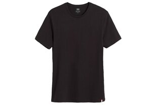 Мужская футболка Levi's Slim Crewneck Tee 2 Pack 795410001, черная цена и информация | Мужские футболки | 220.lv