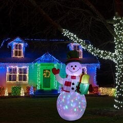 Piepūšamais sniegavīrs cena un informācija | Ziemassvētku dekorācijas | 220.lv