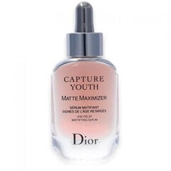 Matējošs serums, lai saglabātu jauneklīgu ādas izskatu Dior Capture Youth Matte Maxi Mizer 30 ml цена и информация | Сыворотки для лица, масла | 220.lv