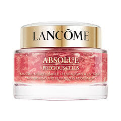 Nakts gēla maska Lancôme Absolue Precious Cells Nourishing And Revitalizing Rose Mask 75 ml cena un informācija | Sejas maskas, acu maskas | 220.lv