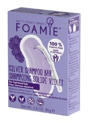 Silver cietais šampūns blondiem matiem Foamie Shampoo Bar Silver Linings (for blonde hair) cena un informācija | Šampūni | 220.lv
